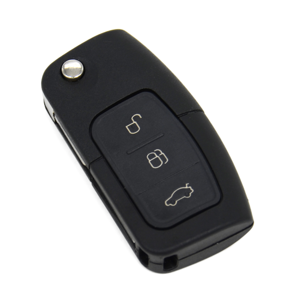 Remote Key Fob 3 Button 433MHz With Chip 4D60 For Ford Focus C Max S Max