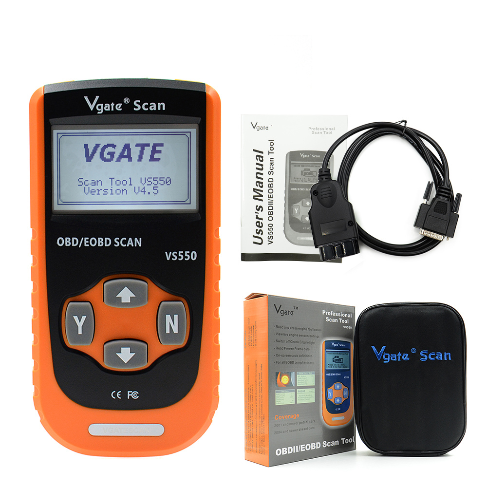 Vgate VS550 Automotive CAN ODB II 2 OBD2 OBDII Diagnose Code Reader Scanner Scan tools